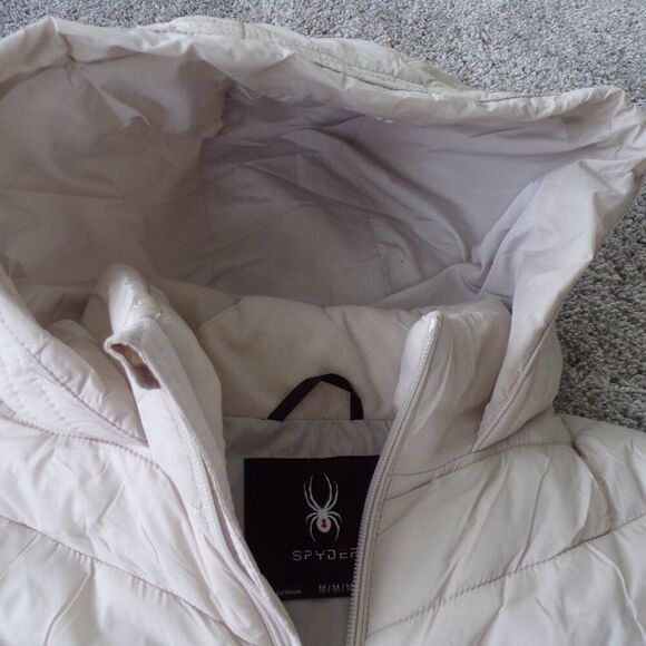 NWT Spyder cream puffer jacket M - Picture 6 of 10